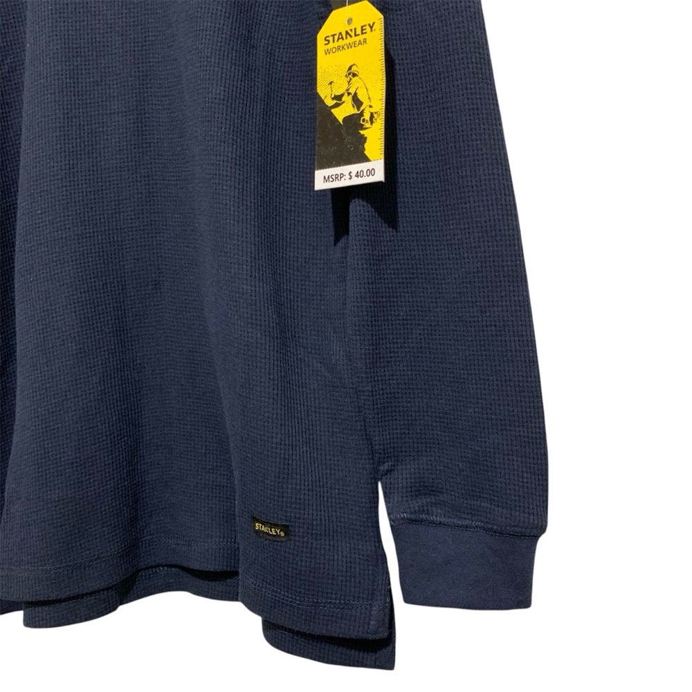Stanley Workwear Ribbed Long Sleeve Shirt Pullover Crewneck Knit Size Small NWT - Picture 6 of 6